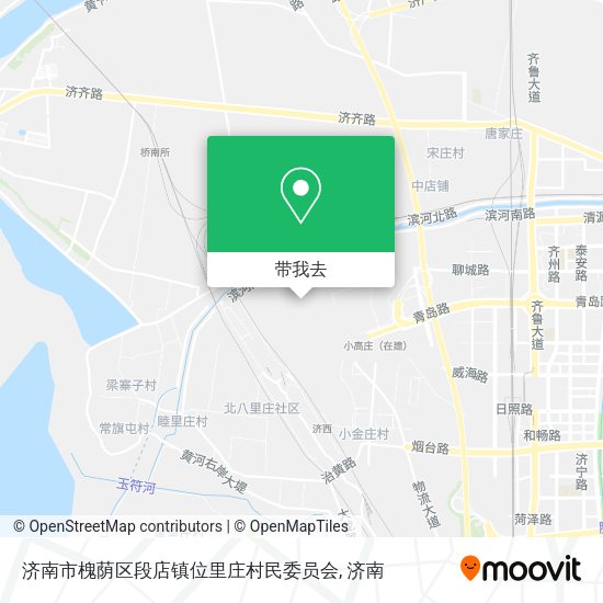 济南市槐荫区段店镇位里庄村民委员会地图