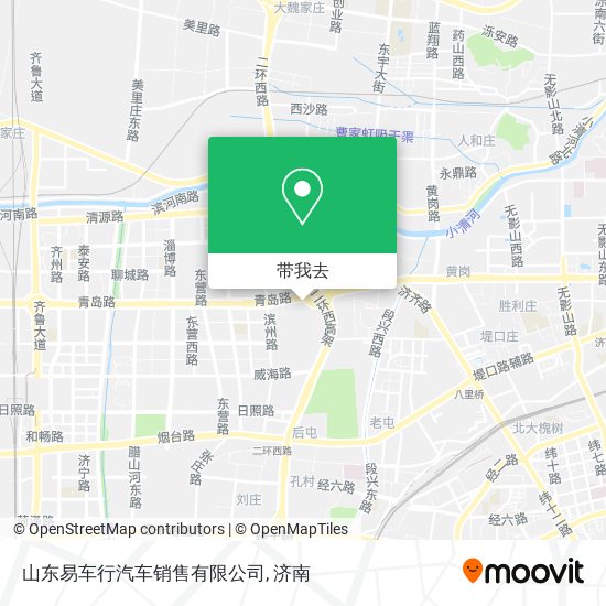 山东易车行汽车销售有限公司地图