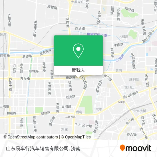 山东易车行汽车销售有限公司地图