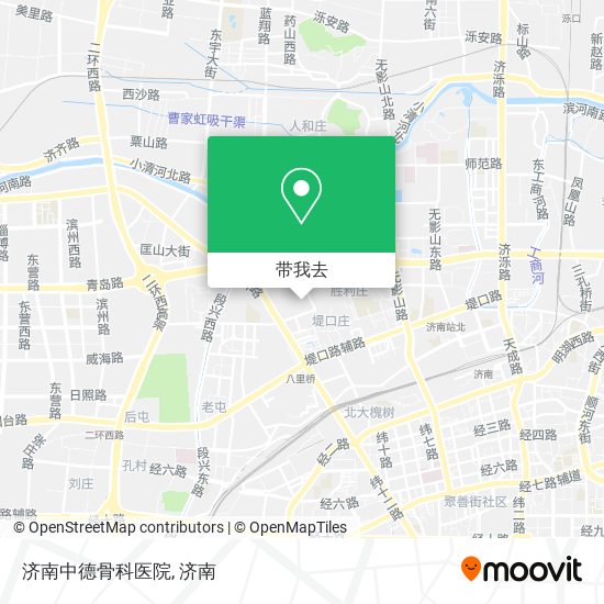 济南中德骨科医院地图