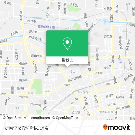 济南中德骨科医院地图