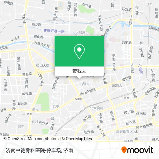 济南中德骨科医院-停车场地图