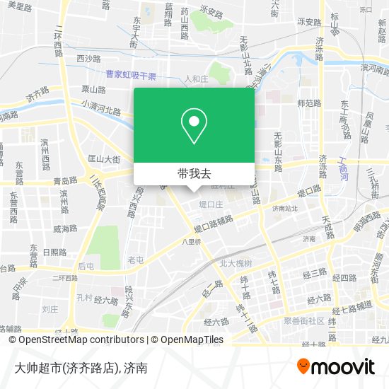 大帅超市(济齐路店)地图