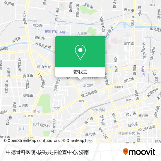 中德骨科医院-核磁共振检查中心地图