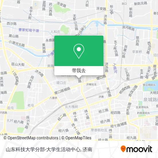 山东科技大学分部-大学生活动中心地图