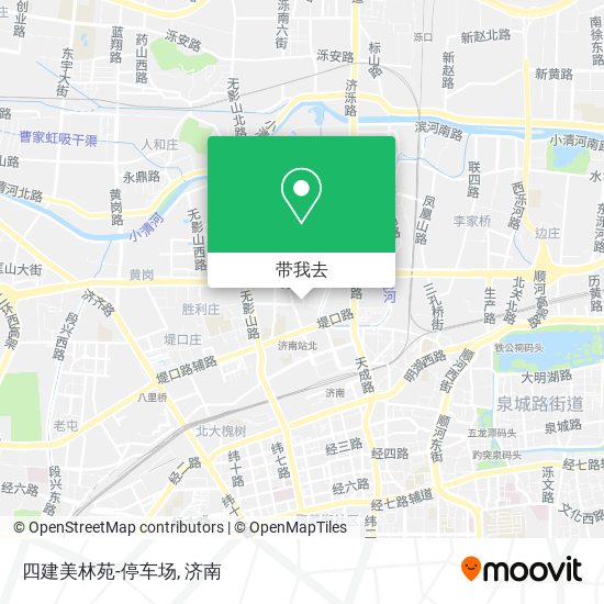 四建美林苑-停车场地图
