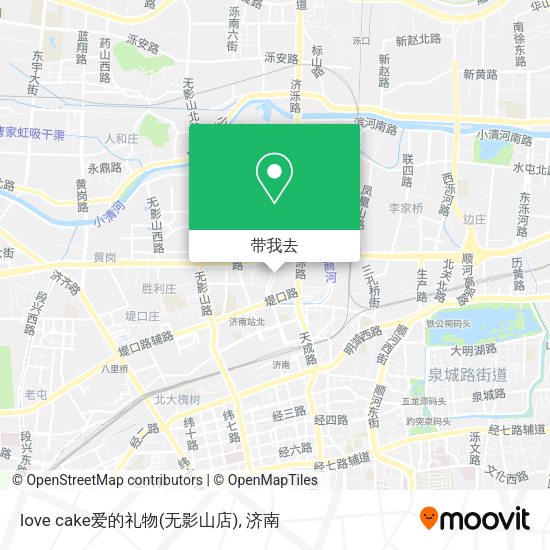 love cake爱的礼物(无影山店)地图