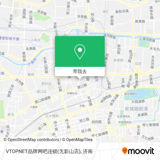 VTOPNET品牌网吧连锁(无影山店)地图