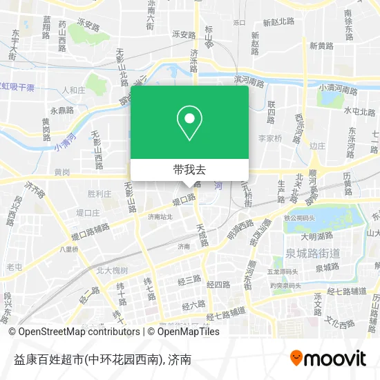 益康百姓超市(中环花园西南)地图
