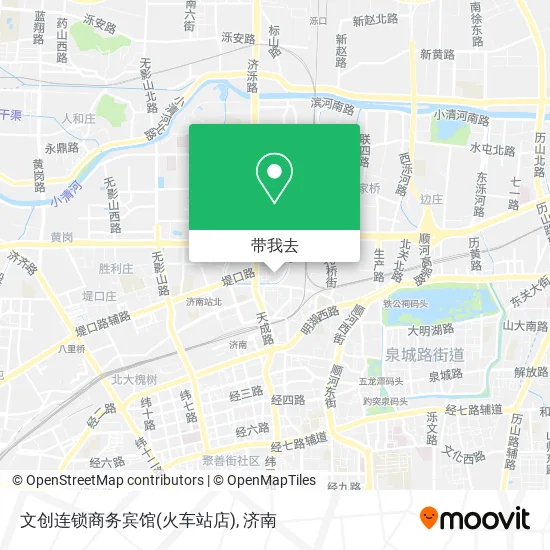文创连锁商务宾馆(火车站店)地图