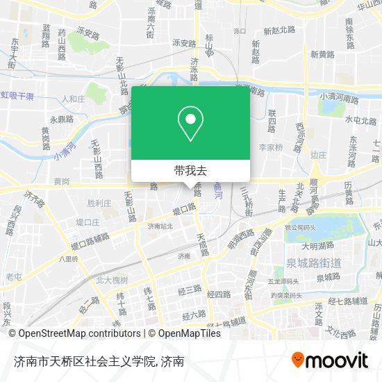 济南市天桥区社会主义学院地图