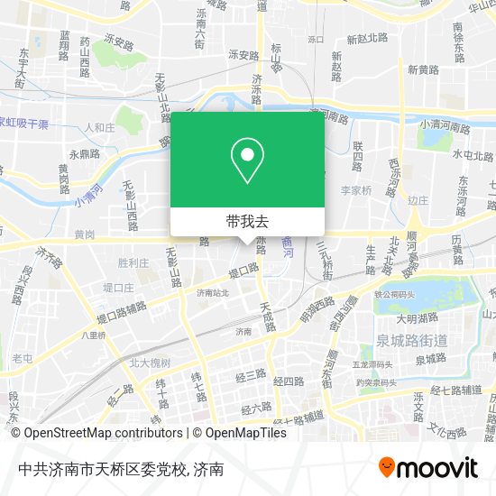中共济南市天桥区委党校地图