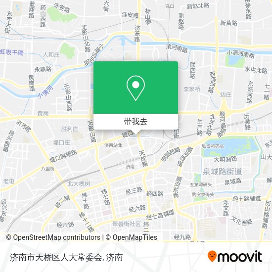 济南市天桥区人大常委会地图