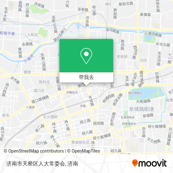 济南市天桥区人大常委会地图