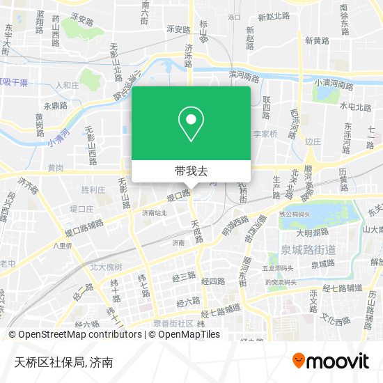 天桥区社保局地图