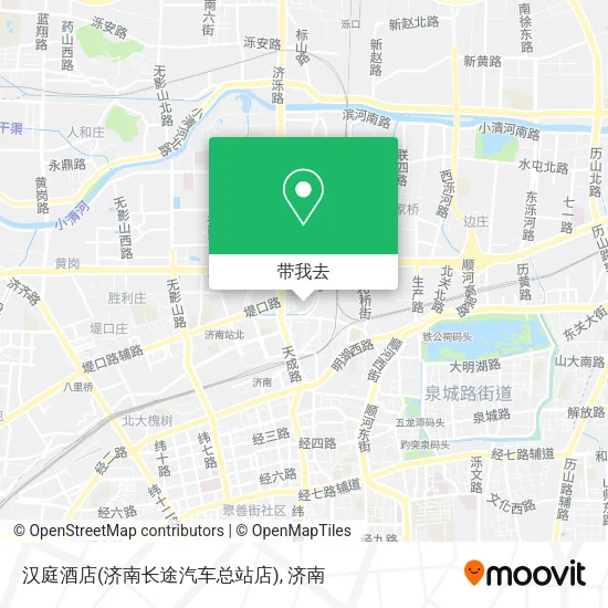 汉庭酒店(济南长途汽车总站店)地图