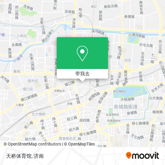天桥体育馆地图