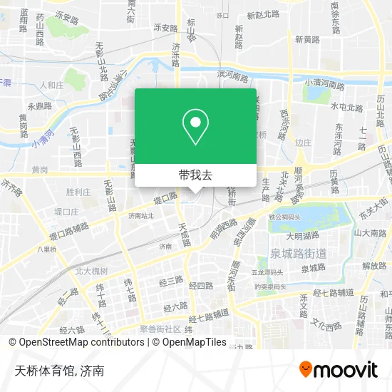 天桥体育馆地图