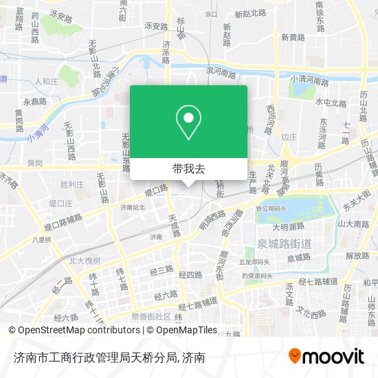 济南市工商行政管理局天桥分局地图