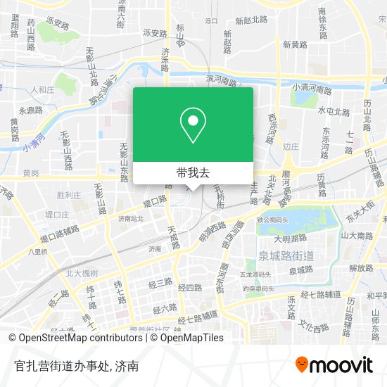 官扎营街道办事处地图