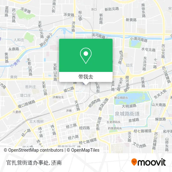 官扎营街道办事处地图