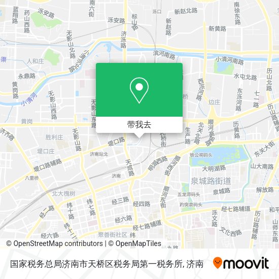 国家税务总局济南市天桥区税务局第一税务所地图