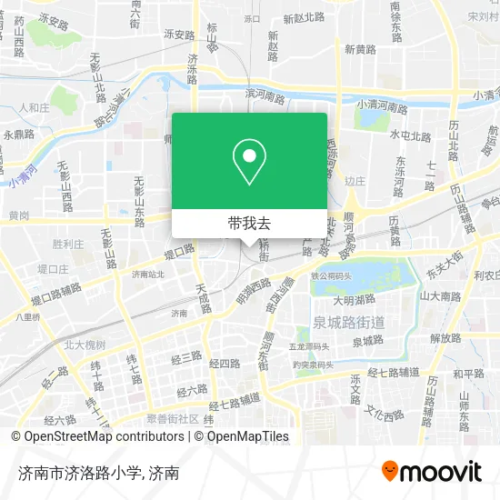 济南市济洛路小学地图