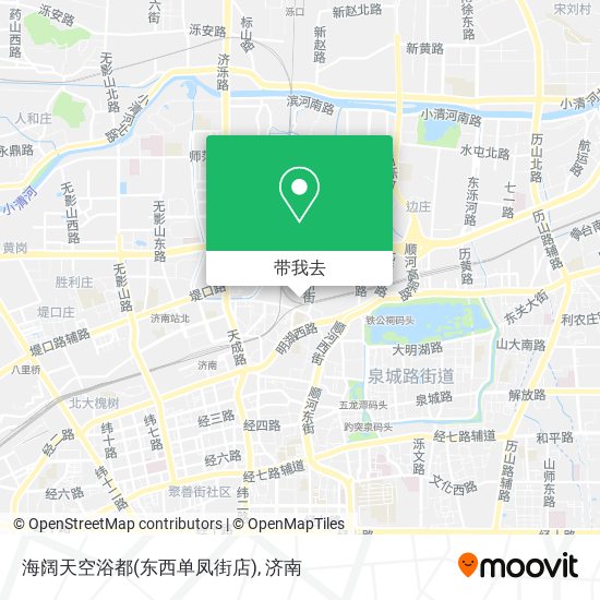 海阔天空浴都(东西单凤街店)地图