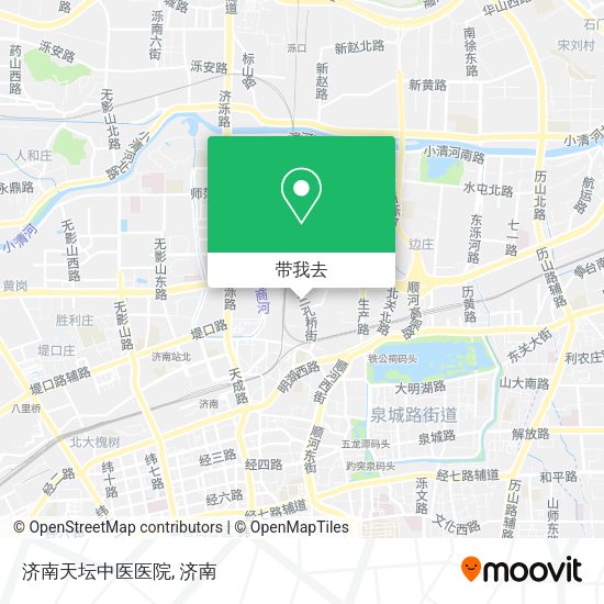 济南天坛中医医院地图