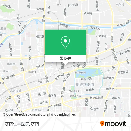 济南仁丰医院地图