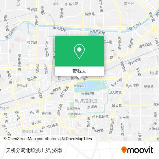 天桥分局北坦派出所地图