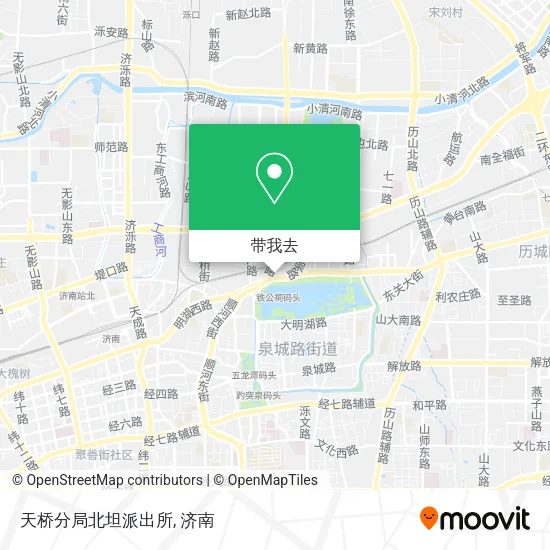 天桥分局北坦派出所地图