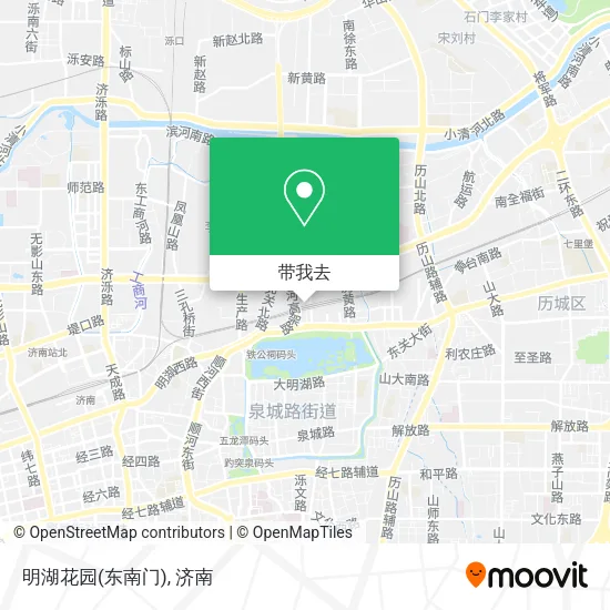 明湖花园(东南门)地图