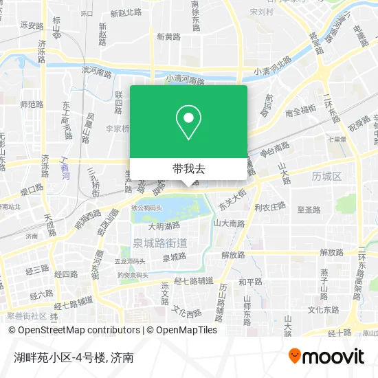 湖畔苑小区-4号楼地图