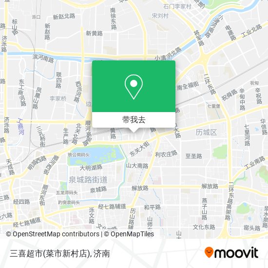 三喜超市(菜市新村店)地图