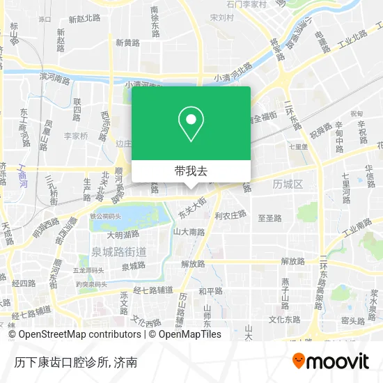 历下康齿口腔诊所地图
