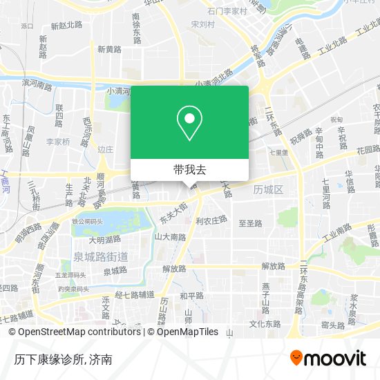 历下康缘诊所地图