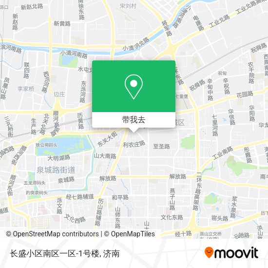 长盛小区南区一区-1号楼地图