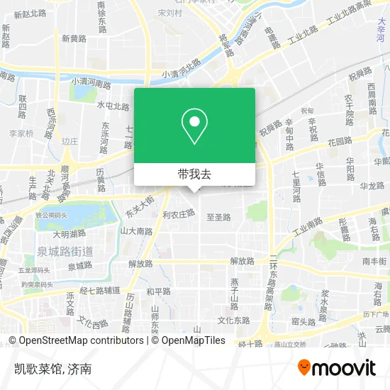凯歌菜馆地图
