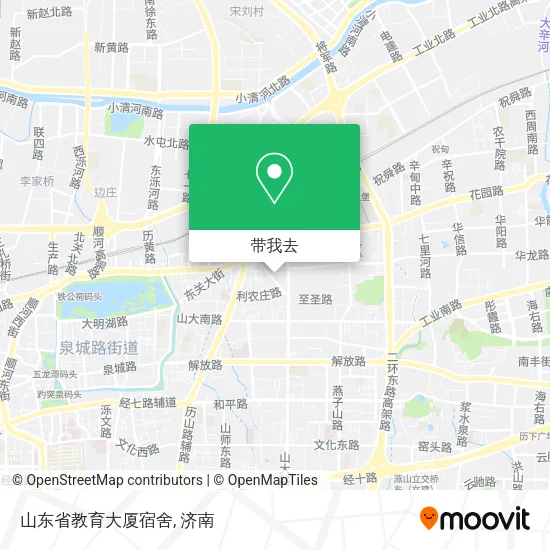 山东省教育大厦宿舍地图