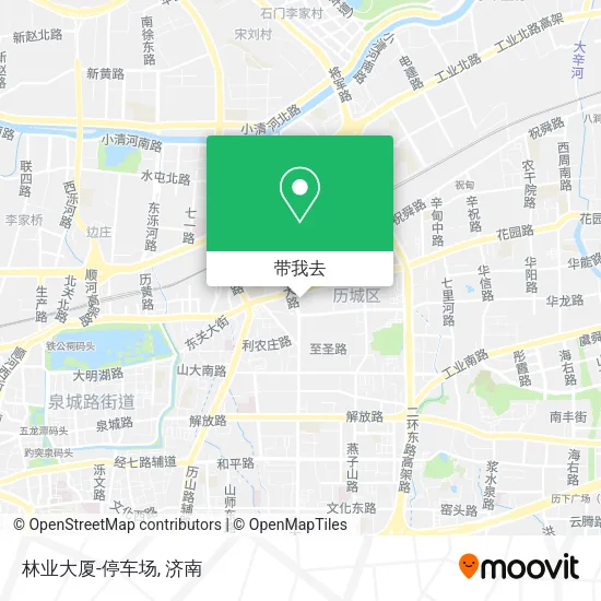 林业大厦-停车场地图