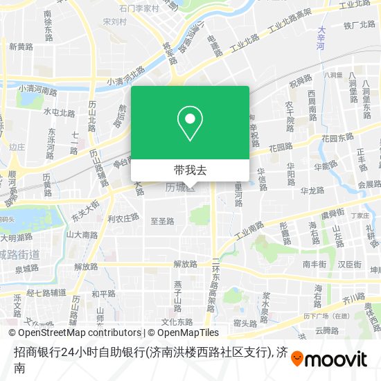 招商银行24小时自助银行(济南洪楼西路社区支行)地图