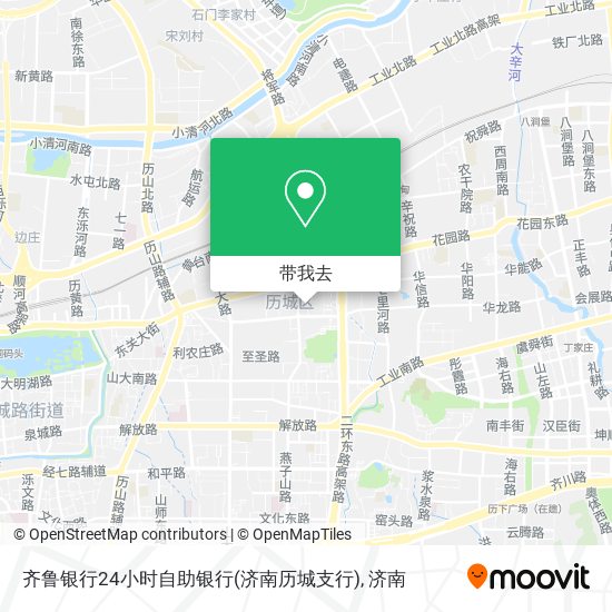 齐鲁银行24小时自助银行(济南历城支行)地图
