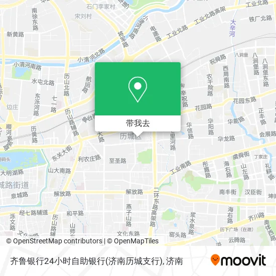 齐鲁银行24小时自助银行(济南历城支行)地图