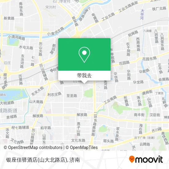 银座佳驿酒店(山大北路店)地图