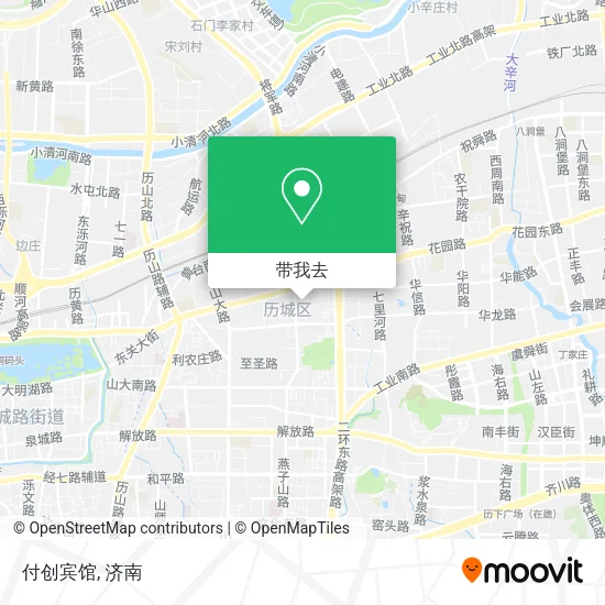付创宾馆地图