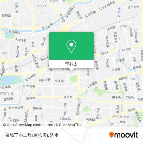 泉城王小二炒鸡(总店)地图