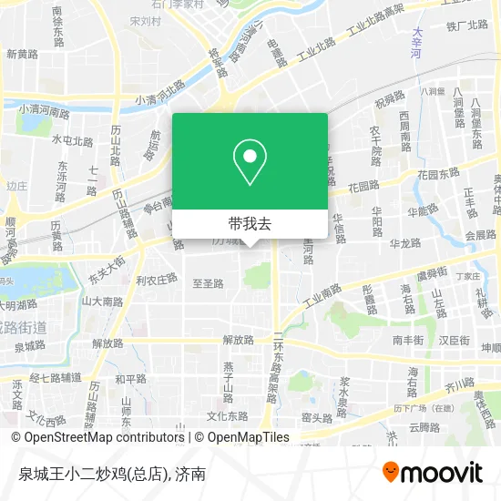 泉城王小二炒鸡(总店)地图