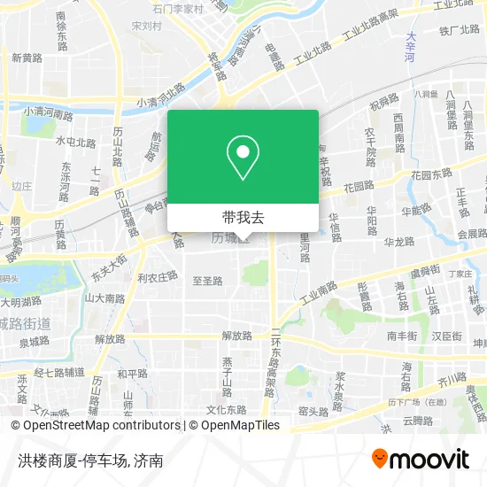 洪楼商厦-停车场地图
