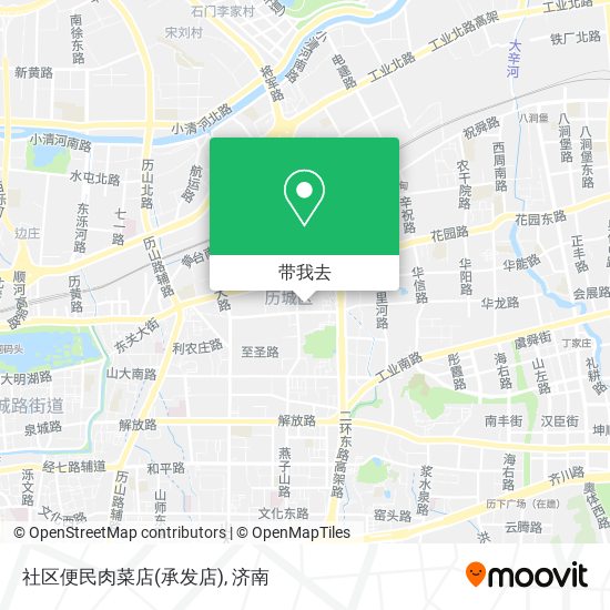 社区便民肉菜店(承发店)地图